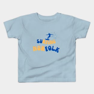 Surfing Norfolk Kids T-Shirt